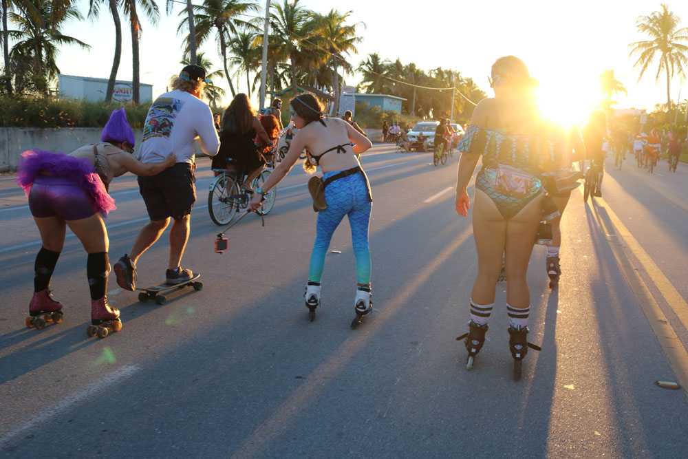 Zombie Bike Ride 2018 photo - Duval Street, Key West